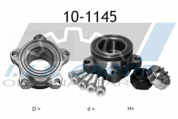 IJS GROUP Комплект подшипника ступицы колеса 10-1145